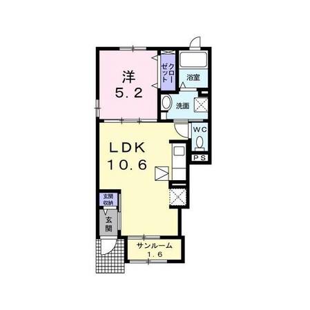 竜野駅 徒歩42分 1階の物件間取画像